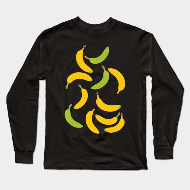 Banana Harvest Long Sleeve T-Shirt by LeanneSimpson